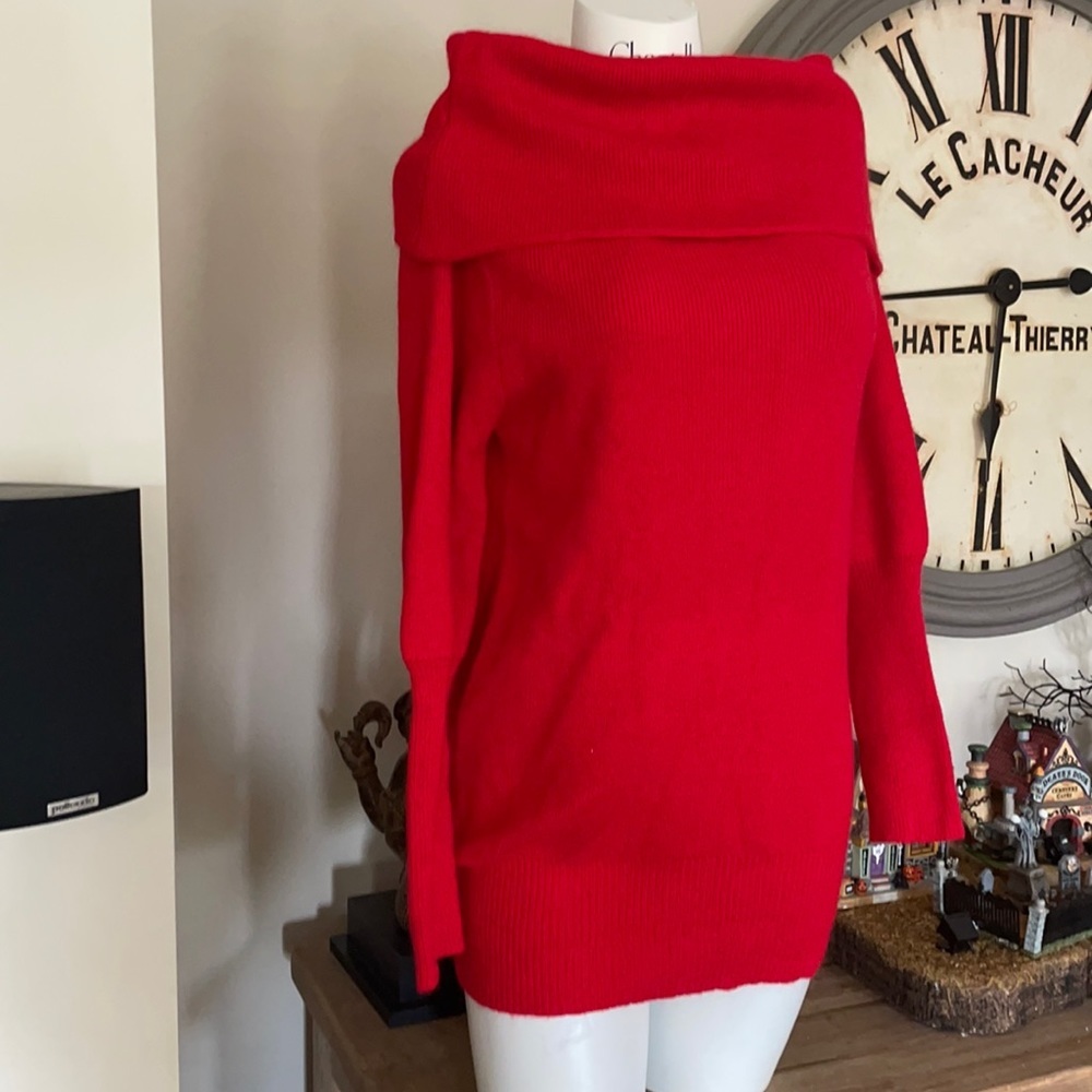 ACNE STUDIOS SMALL RED SWEATER DRESS